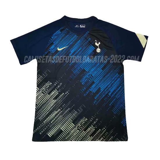 camiseta de entrenamiento tottenham azul 2020-21