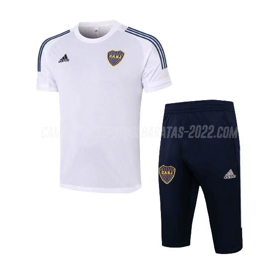 camiseta de entrenamiento y pantalones boca juniors blanco 2020-21