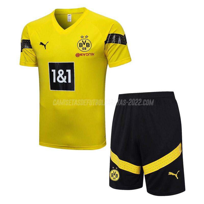 camiseta de entrenamiento y pantalones borussia dortmund 2317a1 amarillo 2023