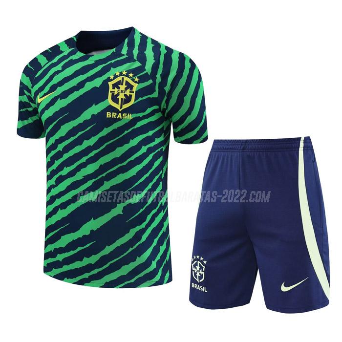 camiseta de entrenamiento y pantalones brasil 221221a1 verde 2023