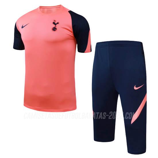 camiseta de entrenamiento y pantalones tottenham rosado 2020-21