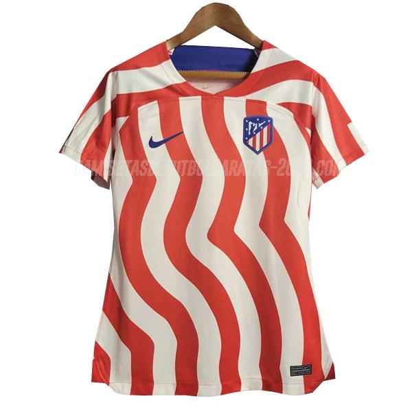 camiseta de la 1ª equipación atletico madrid mujer 2022-23