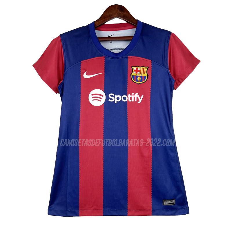 camiseta de la 1ª equipación barcelona mujer 2023-24