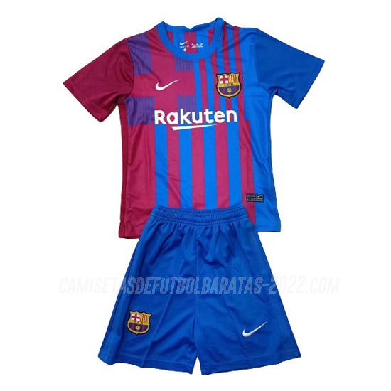 camiseta de la 1ª equipación barcelona niños 2021-22