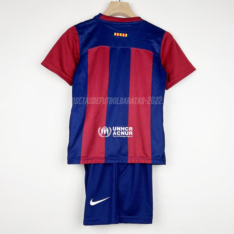 camiseta de la 1ª equipación barcelona niños 2023-24 