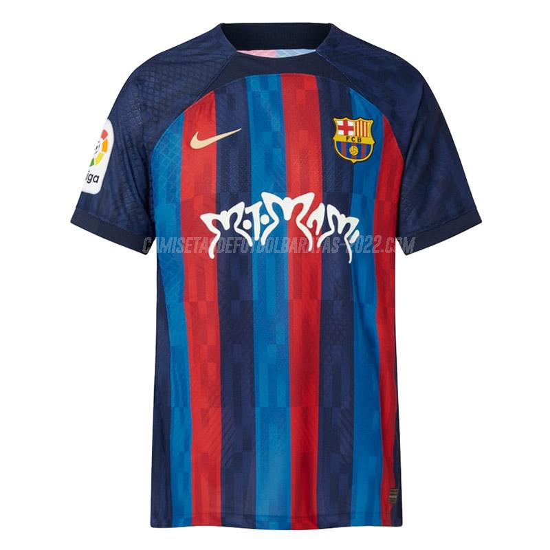 camiseta de la 1ª equipación barcelona rosalia edición limitada 2022-23