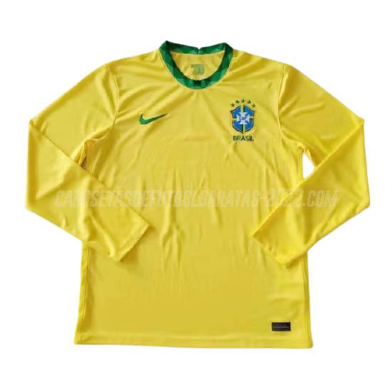 camiseta de la 1ª equipación brasil manga larga 2020-21