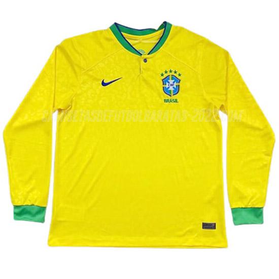 camiseta de la 1ª equipación brasil manga larga 2022