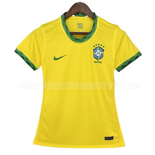 camiseta de la 1ª equipación brasil mujer 2020-21