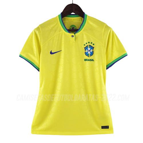 camiseta de la 1ª equipación brasil mujer 2022
