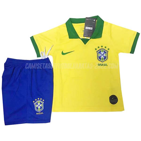 camiseta de la 1ª equipación brasil niños 2019-2020