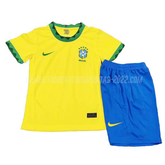 camiseta de la 1ª equipación brasil niños 2020-2021