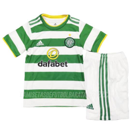 camiseta de la 1ª equipación celtic niños 2020-21