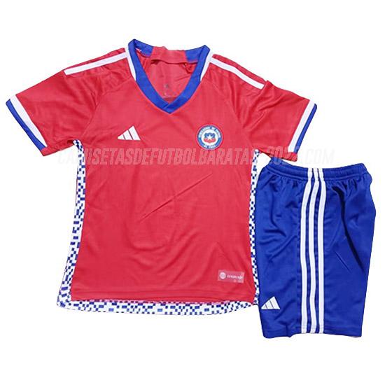 camiseta de la 1ª equipación chile niños 2022-23
