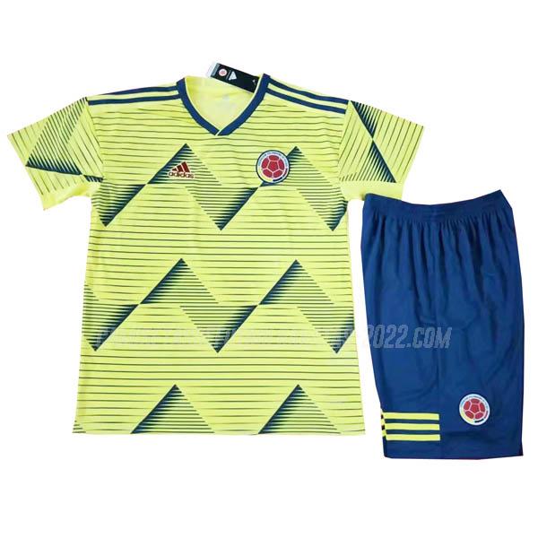 camiseta de la 1ª equipación colombia niños 2019-2020