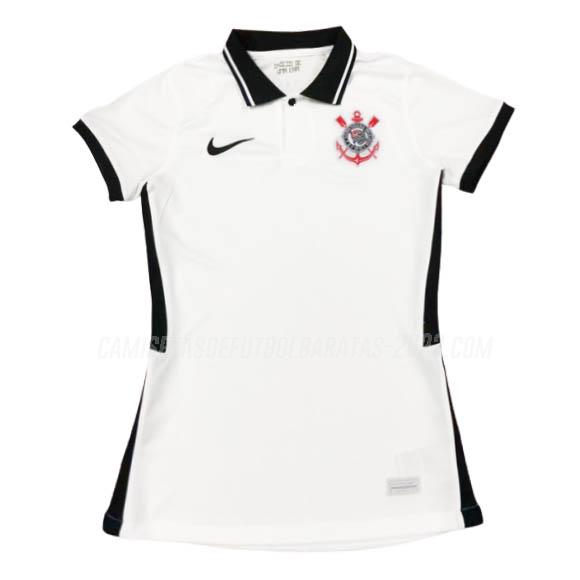 camiseta de la 1ª equipación corinthians mujer 2020-21
