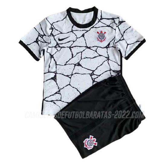 camiseta de la 1ª equipación corinthians niños 2021-22
