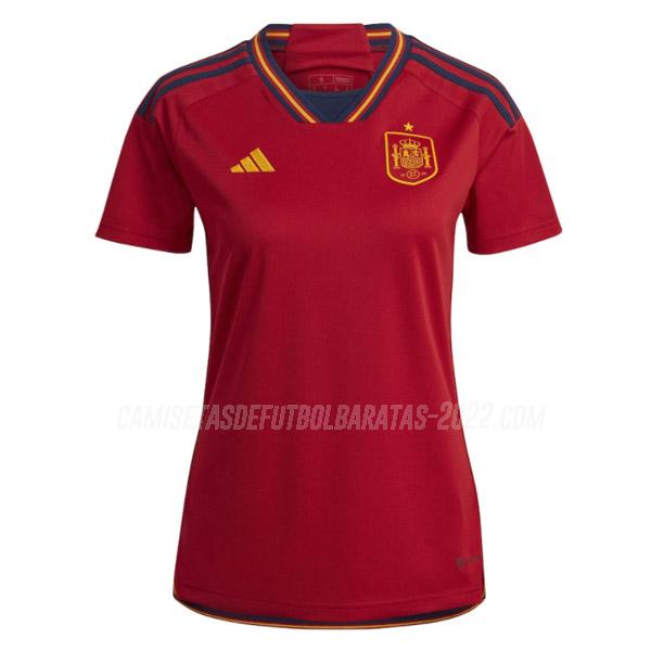 camiseta de la 1ª equipación españa mujer copa mundial 2022