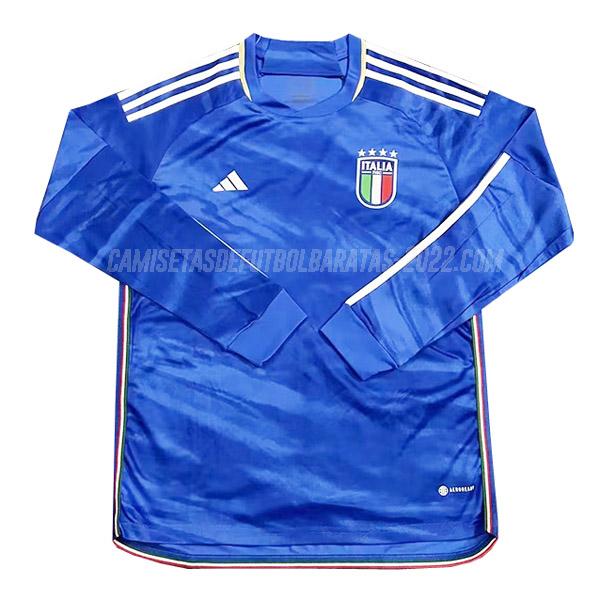camiseta de la 1ª equipación italia manga larga 2023