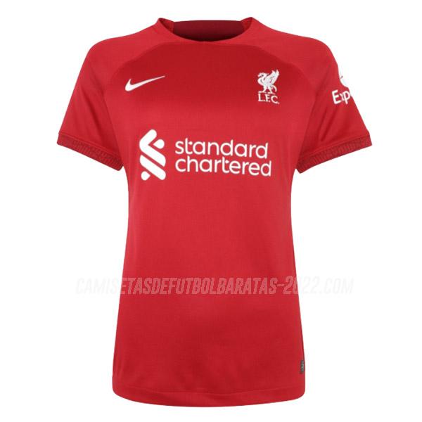 camiseta de la 1ª equipación liverpool mujer 2022-23