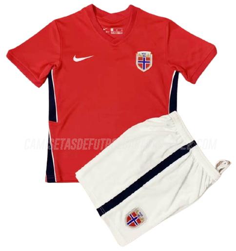 camiseta de la 1ª equipación noruega niños 2021-22