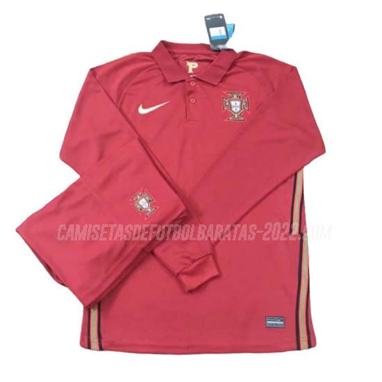 camiseta de la 1ª equipación portugal manga larga 2020-21