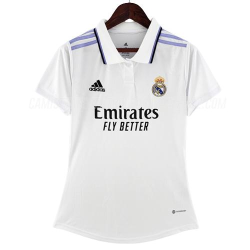 camiseta de la 1ª equipación real madrid mujer 2022-23