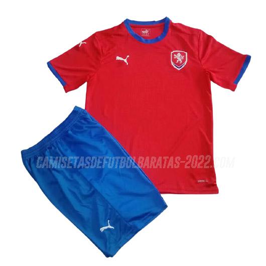 camiseta de la 1ª equipación republica checa niños 2020-21