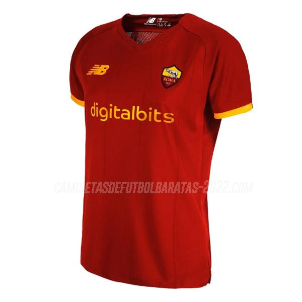 camiseta de la 1ª equipación roma mujer 2021-22