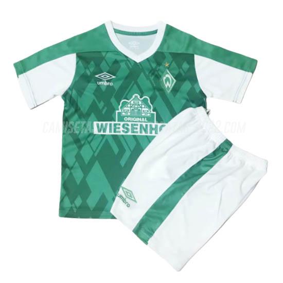 camiseta de la 1ª equipación werder bremen niños 2020-21