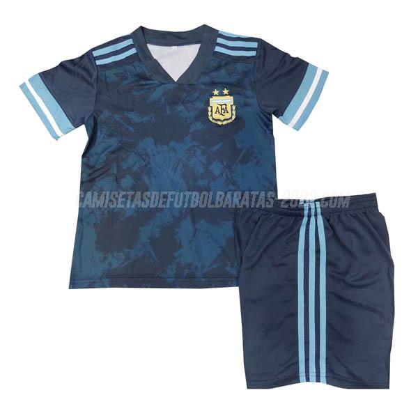 camiseta de la 2ª equipación argentina niños 2020-2021