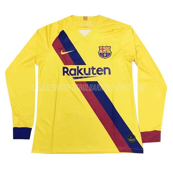 camiseta de la 2ª equipación barcelona manga larga 2019-2020