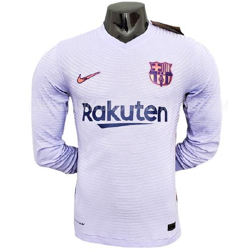 camiseta de la 2ª equipación barcelona manga larga 2021-22