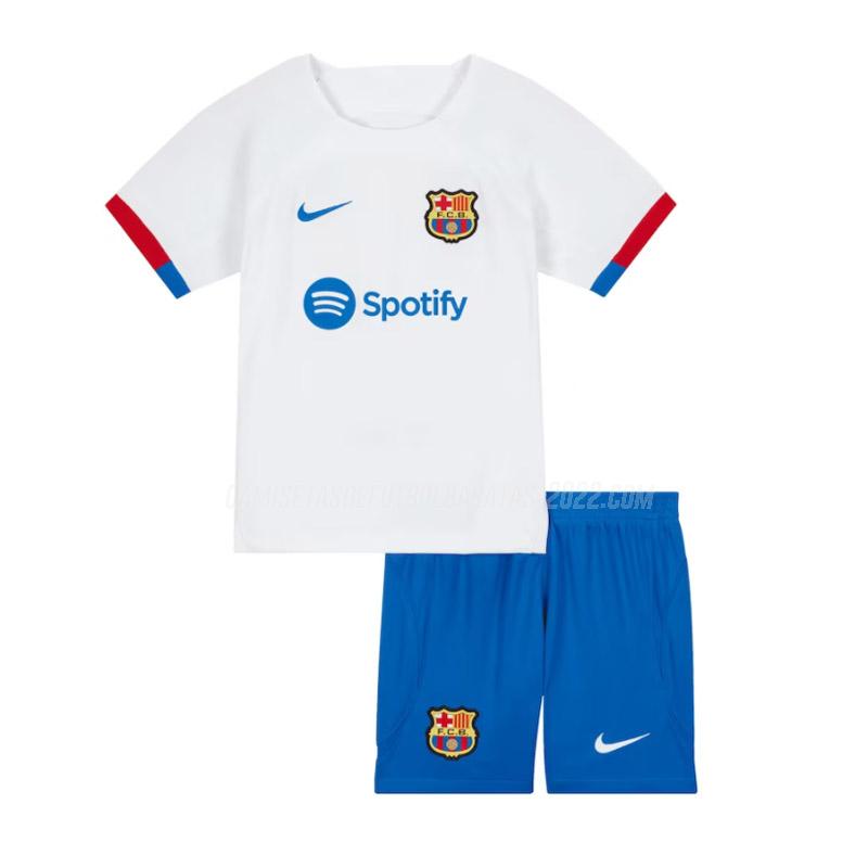 camiseta de la 2ª equipación barcelona niños 2023-24