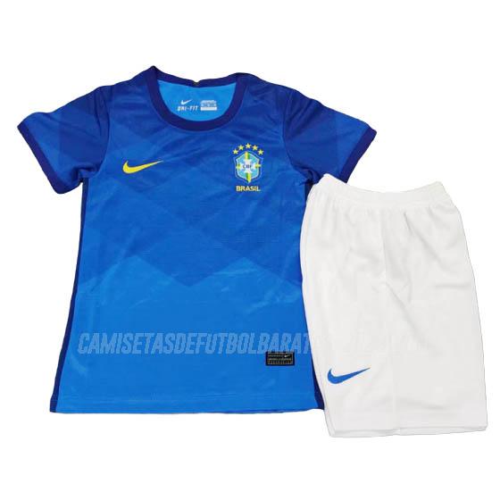 camiseta de la 2ª equipación brasil niños 2020-2021