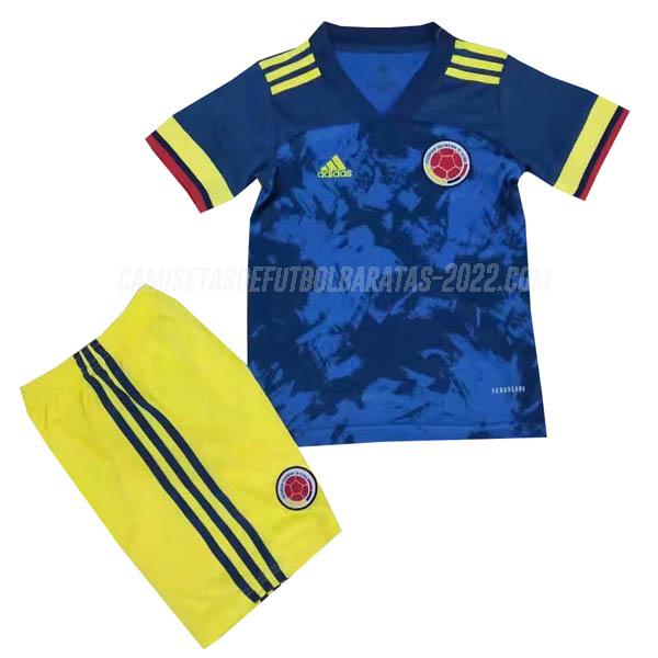 camiseta de la 2ª equipación colombia niños 2020-2021