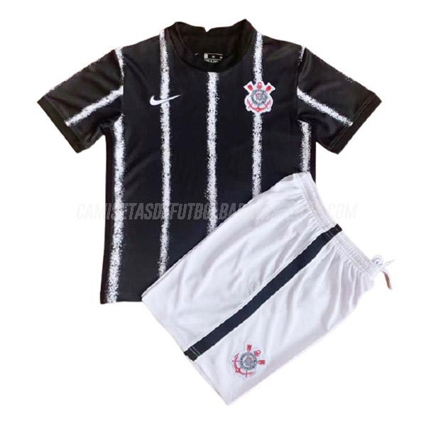 camiseta de la 2ª equipación corinthians niños 2021-22