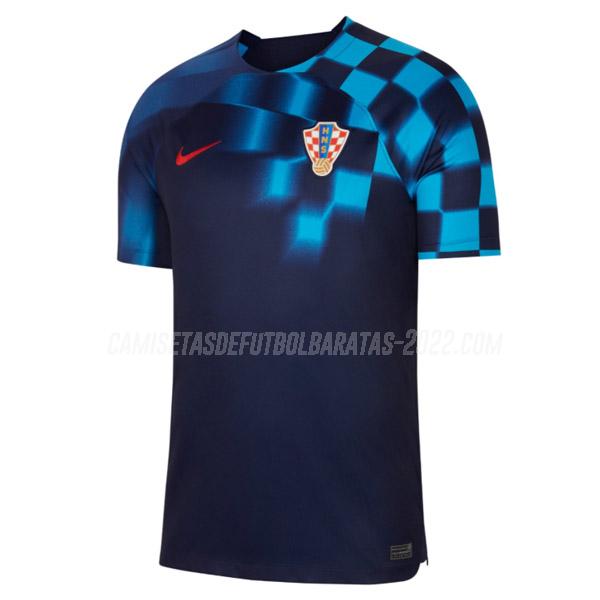 camiseta de la 2ª equipación croacia copa mundial 2022