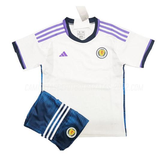 camiseta de la 2ª equipación escocia niños 2022-23
