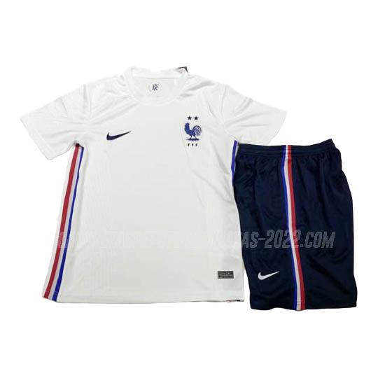 camiseta de la 2ª equipación francia niños 2020-2021