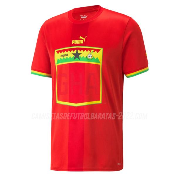 camiseta de la 2ª equipación ghana copa mundial 2022