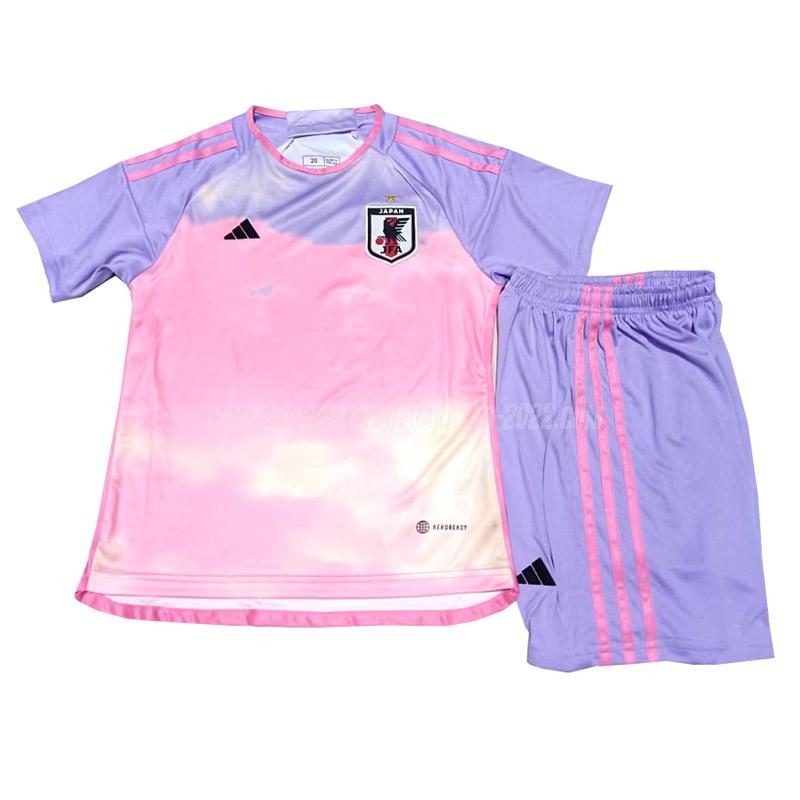 camiseta de la 2ª equipación japón copa del mundo femenina niños 2023