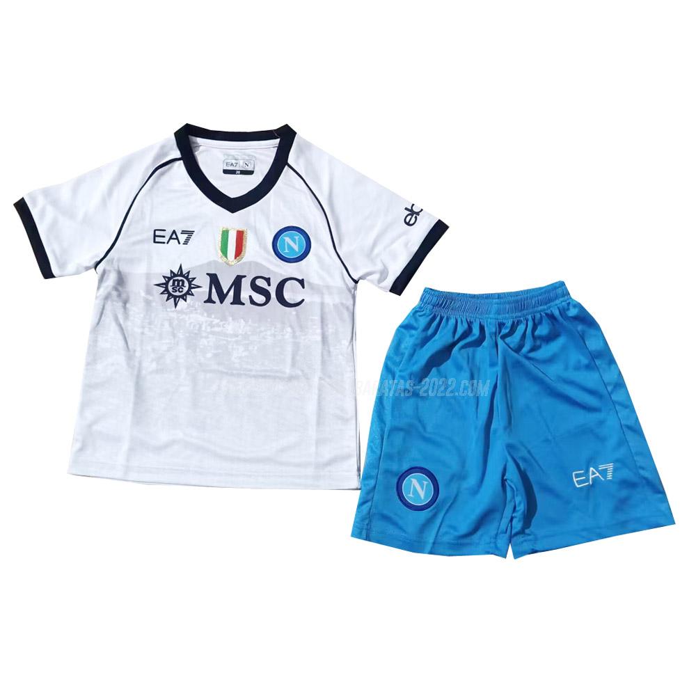 camiseta de la 2ª equipación napoli niños 2023-24