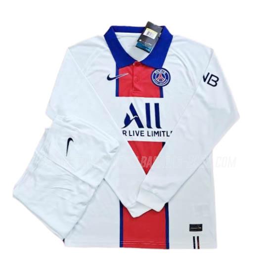 camiseta de la 2ª equipación paris saint-germain manga larga 2020-21