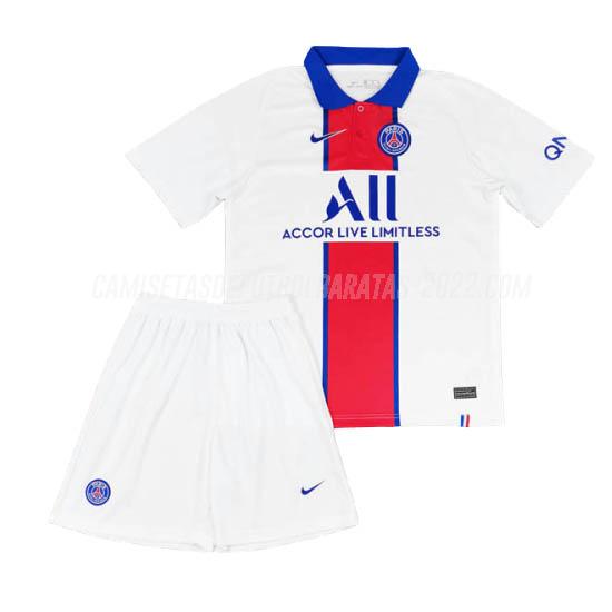 camiseta de la 2ª equipación paris saint-germain niños 2020-21