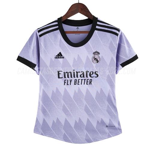 camiseta de la 2ª equipación real madrid mujer 2022-23