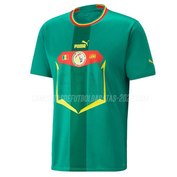 camiseta de la 2ª equipación senegal copa mundial 2022