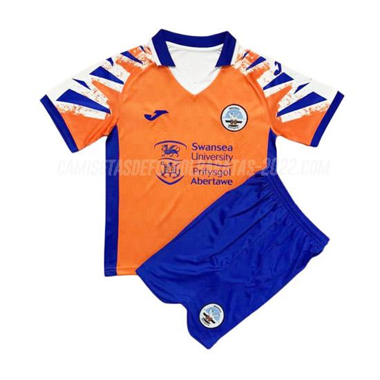 camiseta de la 2ª equipación swansea city niños 2022-23