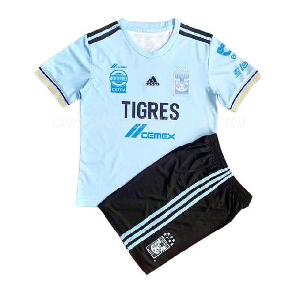camiseta de la 2ª equipación tigres uanl niños 2021-22