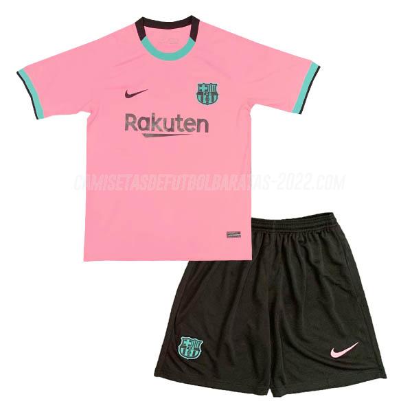 camiseta de la 3ª equipación barcelona niños 2020-21